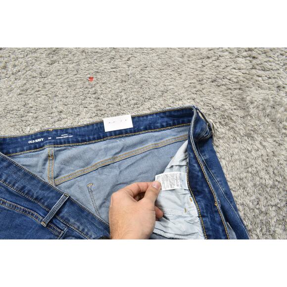 NEW Old Navy Plus Size 30 Bootcut Jeans Blue NWT Mid rise Kicker Boot Cut - Picture 8 of 9